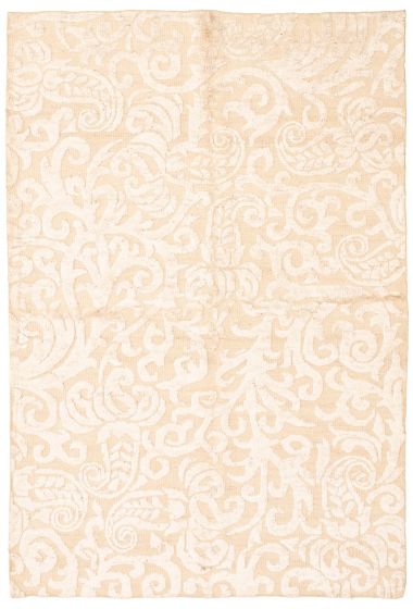 Indian Tangier 5'2" x 7'9" Hand-knotted Wool & Silk Rug 