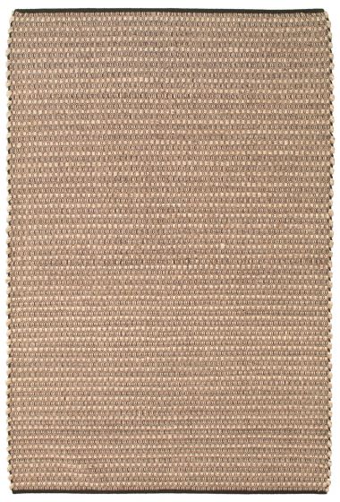 Indian Sienna 5'3" x 7'11" Braided Weave Wool Rug 
