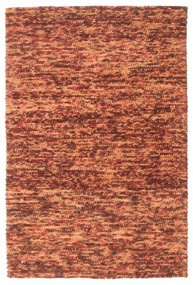 Tapis sienna 4'9" x 7'10" en laine torsadée
