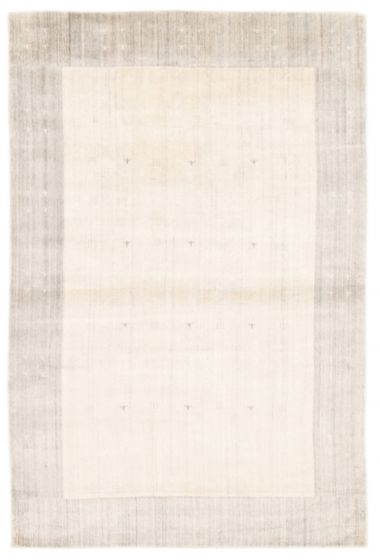Indo Gabbeh 5'5" x 8'0" Hand Loomed Viscose Rug 