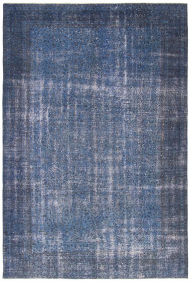 Turkish Color Transition 6'8" x 9'11" Hand-knotted Wool Rug 