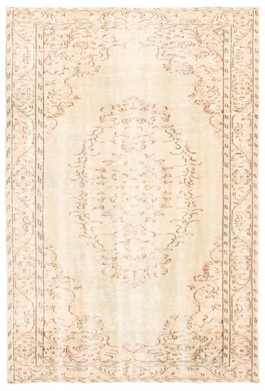 Turkish Melis Vintage 6'1" x 9'6" Hand-knotted Wool Rug 