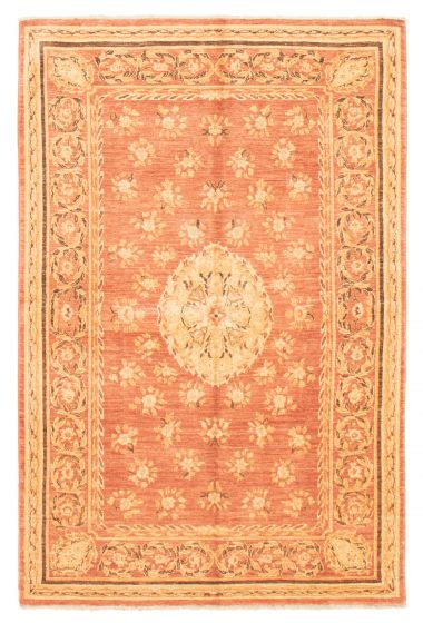 Afghan Chobi Finest 5'0" x 8'2" Hand-knotted Wool Rug 