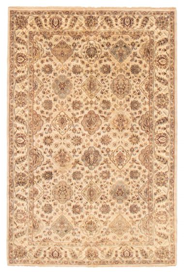 Indian Jamshidpour 5'8" x 8'9" Hand-knotted Wool Rug 
