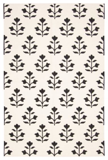 Turkish Ankara FW 5'1" x 7'8" Flat-Weave Wool Kilim 