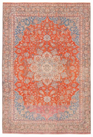 Persian Style 8'8" x 12'10" Hand-knotted Wool Rug 