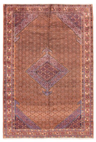 Persian Style 6'7" x 9'10" Hand-knotted Wool Rug 