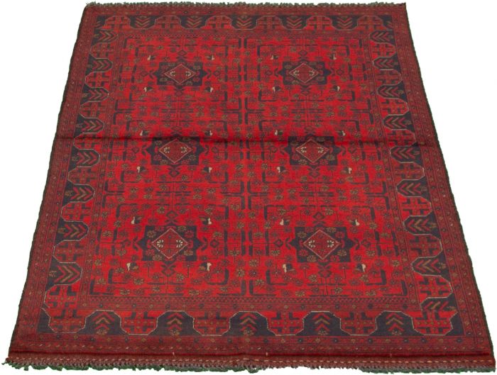 Afghan Finest Khal Mohammadi 4'0" x 6'5" Hand-knotted Wool Rug 