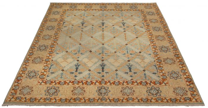 Pakistani Pako Persian 18 Of 20 7'10" x 9'7" Hand-knotted Wool Rug 