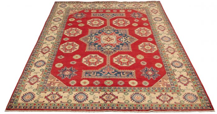 Afghan Finest Ghazni 8'5" x 11'1" Hand-knotted Wool Rug 
