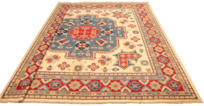 Afghan Finest Ghazni 12'10" x 13'0" Hand-knotted Wool Rug 