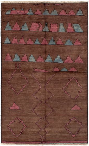 Tapis shalimar 5'1" x 8'5" en laine