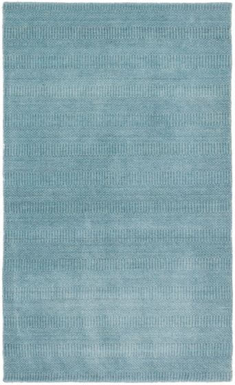 Indian Silk Shadow 3'0" x 5'0" Hand-knotted Viscose, Wool Rug 