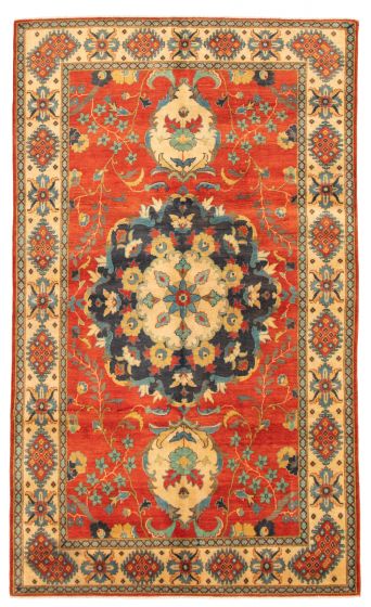 Afghan Finest Ghazni 5'9" x 10'0" Hand-knotted Wool Rug 