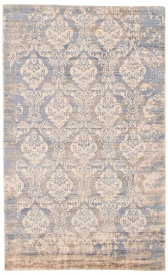 Indian Galleria 5'0" x 8'0" Hand Loomed Viscose Rug 