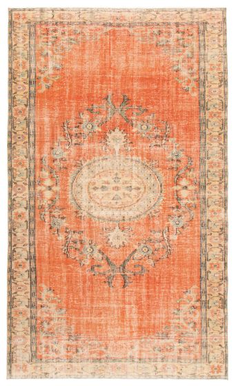 Turkish Melis Vintage 6'2" x 10'6" Hand-knotted Wool Rug 