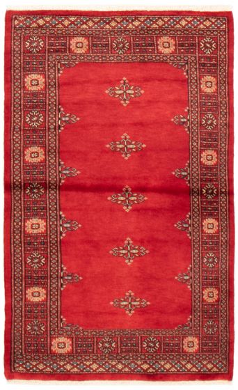 Tapis peshawar bokhara 3'1" x 4'8" en laine