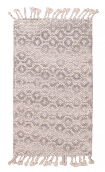 Indian Sienna 3'0" x 5'1" Braid weave Wool Rug 