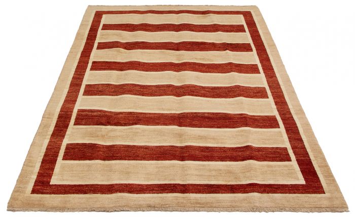 Afghan Finest Ziegler Chobi 6'0" x 9'0" Hand-knotted Wool Rug 