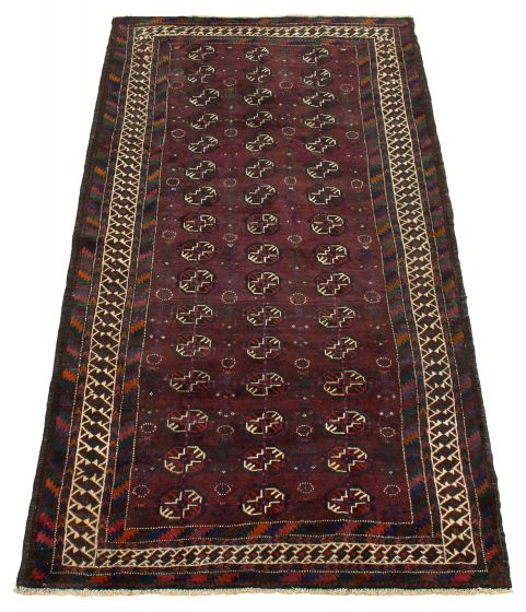 Persian Style 4'6" x 8'10" Hand-knotted Wool Rug 