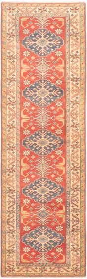 Afghan Finest Ghazni 2'10" x 9'10" Hand-knotted Wool Rug 