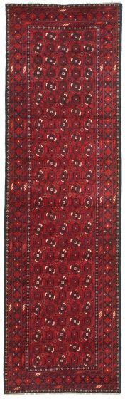 Afghan Finest Khal Mohammadi 2'9" x 9'7" Hand-knotted Wool Rug 