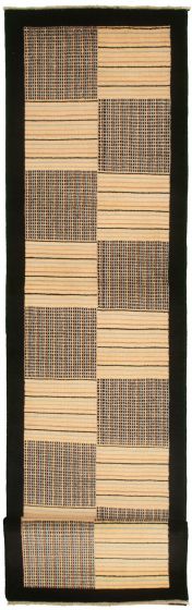 Pakistani Finest Peshawar Ziegler 2'6" x 12'2" Hand-knotted Wool Rug 
