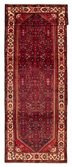 Persian Style 4'4" x 14'1" Hand-knotted Wool Rug 