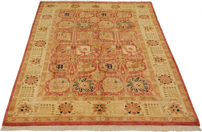 Pakistani Pako Persian 18 Of 20 6'0" x 8'6" Hand-knotted Wool Rug 