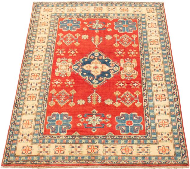 Afghan Finest Ghazni 5'0" x 6'5" Hand-knotted Wool Rug 