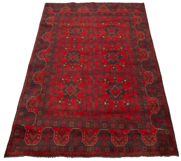 Afghan Finest Khal Mohammadi 4'11" x 6'5" Hand-knotted Wool Rug 