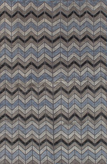 Indian Mystique 6'1" x 9'3" Hand-knotted Wool Rug 