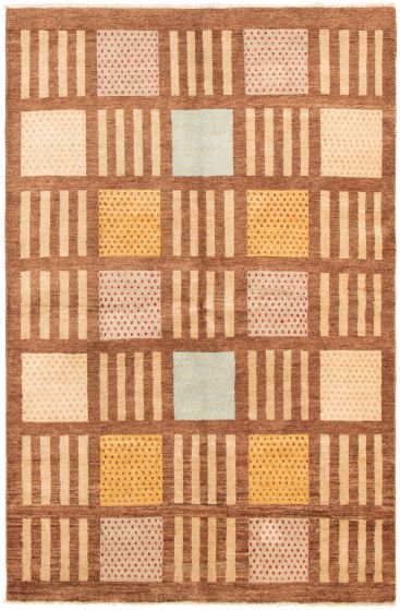 Afghan Finest Ziegler Chobi 5'7" x 8'7" Hand-knotted Wool Rug 
