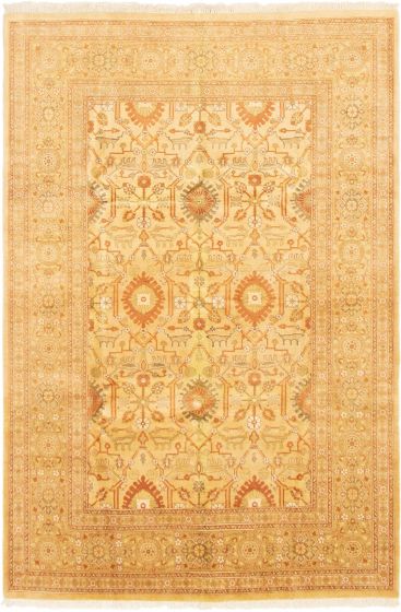 Pakistani Peshawar Finest 6'0" x 9'0" Hand-knotted Wool Rug 