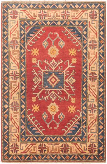 Afghan Finest Ghazni 4'0" x 6'2" Hand-knotted Wool Rug 
