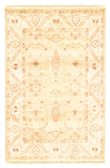 Indian Finest Agra Jaipur 3'9" x 5'9" Hand-knotted Wool Rug 