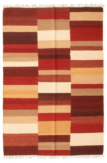 Turkish Ankara FW 5'3" x 7'10" Flat-Weave Wool Kilim 