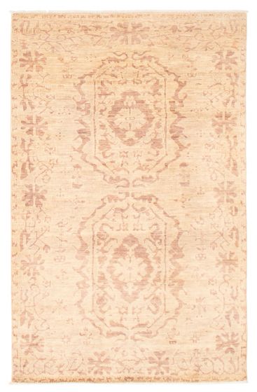 Pakistani Peshawar Oushak 5'2" x 7'10" Hand-knotted Wool Rug 