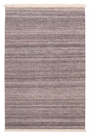 Turkish Boho 5'1" x 8'2" Flat-Weave Wool Kilim 