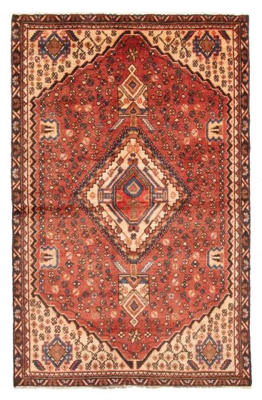 Persian Style 3'10" x 6'1" Hand-knotted Wool Rug 