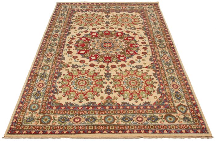 Afghan Finest Ghazni 6'5" x 10'3" Hand-knotted Wool Rug 