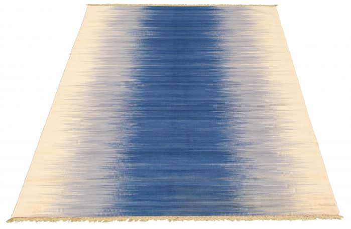 Turkish Ankara FW 5'0" x 7'11" Flat-Weave Wool Kilim 