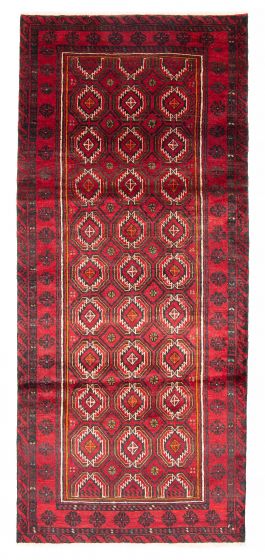 Afghan Royal Baluch 3'8" x 8'2" Hand-knotted Wool Rug 