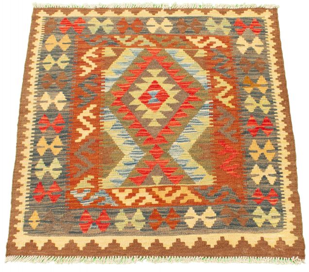 Kilim kashkoli 3'5" x 3'7" en laine