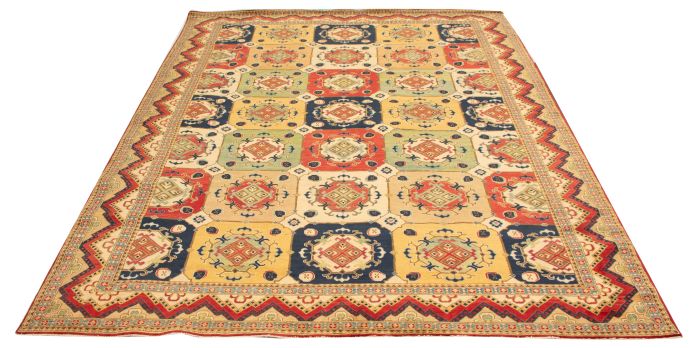 Afghan Finest Ghazni 9'10" x 13'8" Hand-knotted Wool Rug 