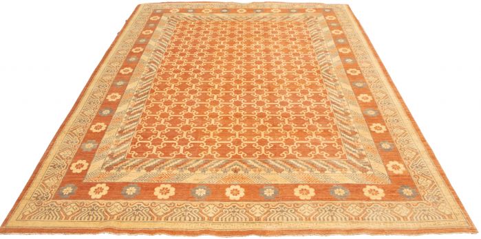 Afghan Aryana 10'3" x 14'0" Hand-knotted Wool Rug 