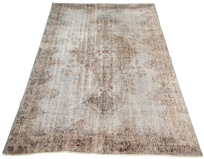 Turkish Antalya Vintage 6'0" x 9'7" Hand-knotted Wool Rug 