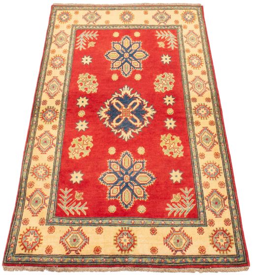 Afghan Finest Ghazni 3'5" x 5'2" Hand-knotted Wool Rug 