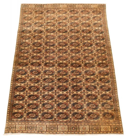 Turkish Kayseri Vintage 5'0" x 8'4" Hand-knotted Wool Rug 