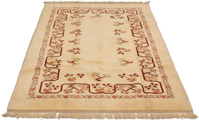 Turkish Melis Vintage 6'6" x 9'4" Hand-knotted Wool Rug 